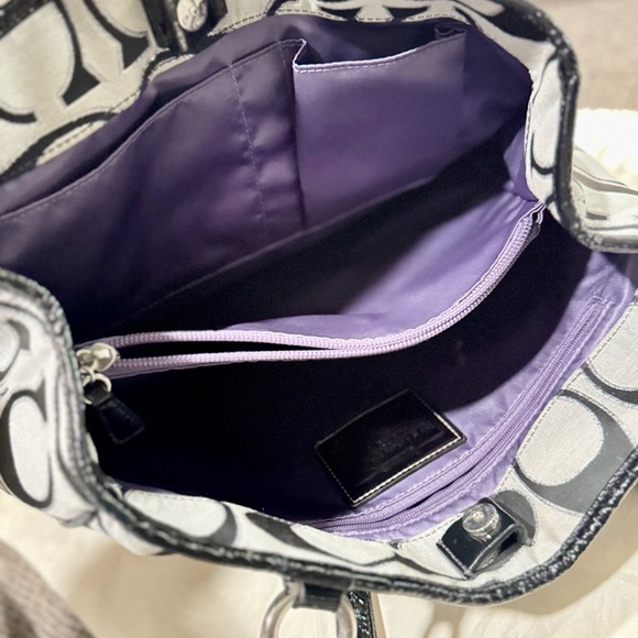 Coach Black and White Women's Bag - Picture 3 of 5